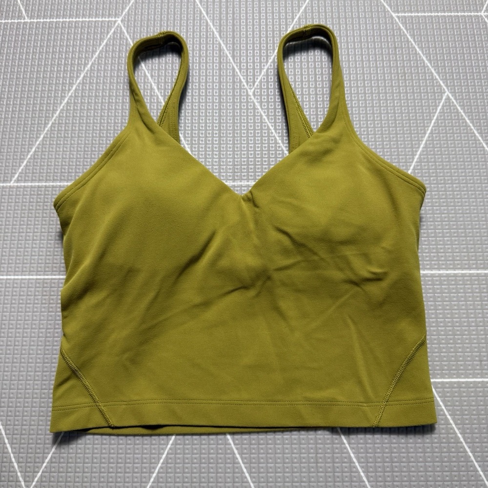 Lululemon Align Tank Top 4 Auric Gold LWDDSS Gym Yoga Pilates